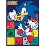 Sonic, a sündisznó polár takaró, ágytakaró 100x140cm - Blue Blur