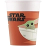 Kép 1/4 - Star Wars The Mandalorian papír pohár 8 db-os szett - Baby Yoda