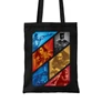Fekete DC Comics vászontáska - Justice Team
