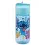 Disney Lilo és Stitch műanyag szívószálas kulacs 430 ml - Palms