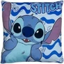 Disney Lilo és Stitch, a csillagkutya velúr párna, díszpárna 38x38 cm - Wave