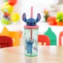 Disney Lilo és Stitch szívószálas pohár 3D figurával 360 ml - Stitch
