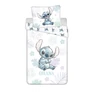 Disney Lilo és Stitch ágyneműhuzat garnitúra 140×200 cm, 70×90 cm - Ohana White 