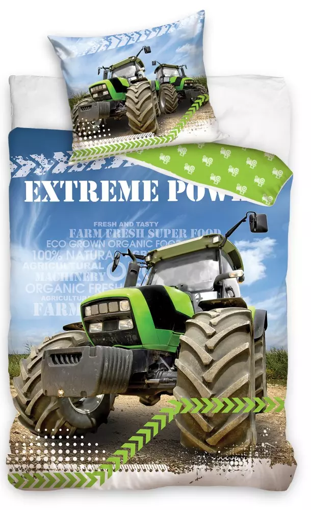 Traktor ágyneműhuzat garnitúra - Extreme power