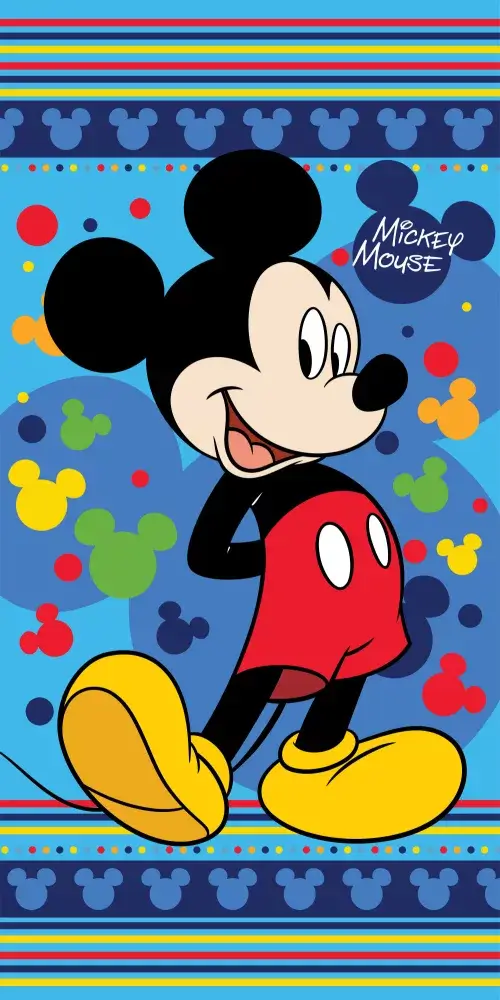Disney Mickey törölköző, fürdőlepedő - New Blue 