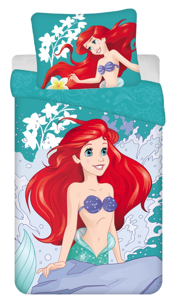 Disney Hercegnők ágyneműhuzat garnitúra - Ariel