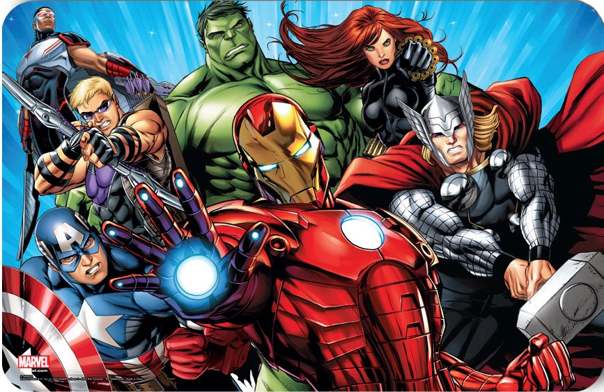 Bosszúállók tányéralátét - Team Avengers 