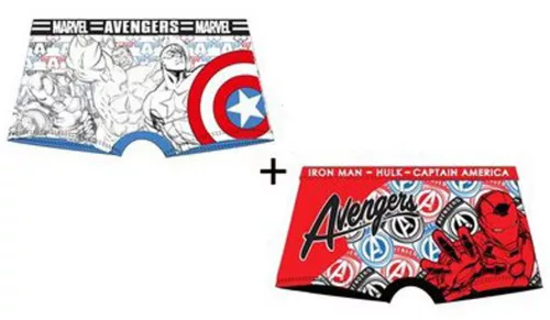 Bosszúállók gyerek boxeralsó 2 darabos csomag - 2/3 éveseknek - Avengers Team