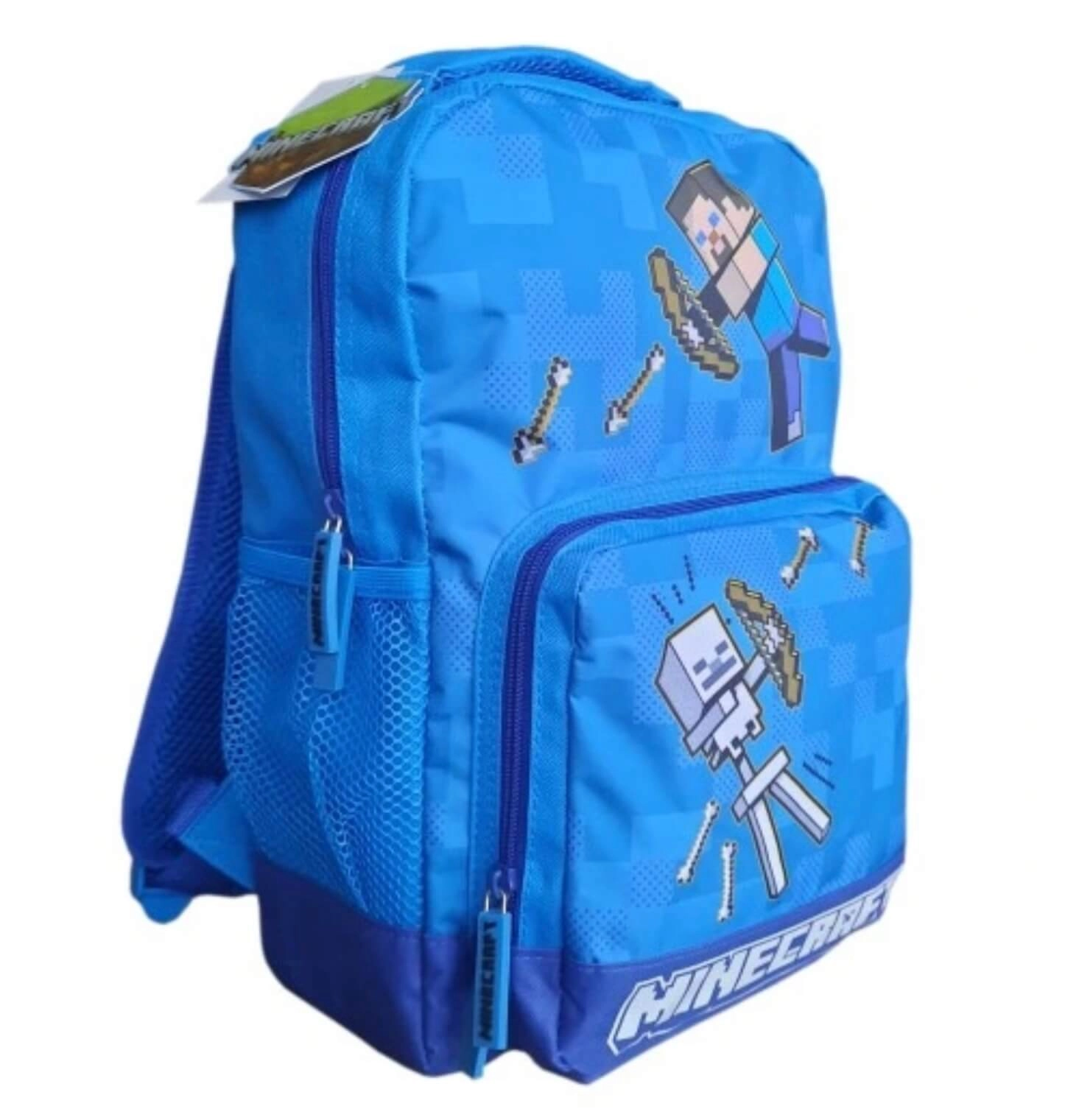 Minecraft iskolatáska, hátizsák - 35 cm - Blue