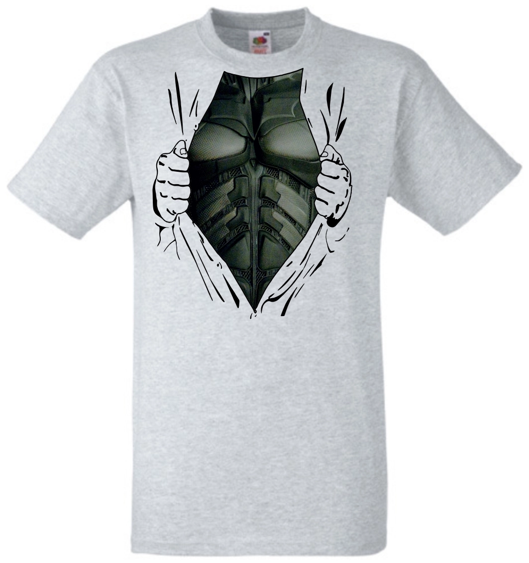 Batman: Szakított ing - Férfi rövid ujjú póló - Több színben