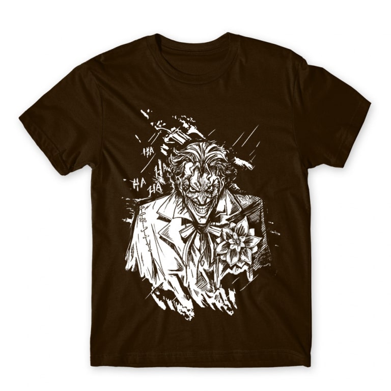 Joker férfi rövid ujjú póló - Joker Grunge