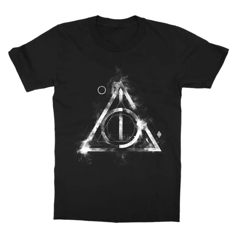 Harry Potter gyerek rövid ujjú póló - Deathly hallows symbol
