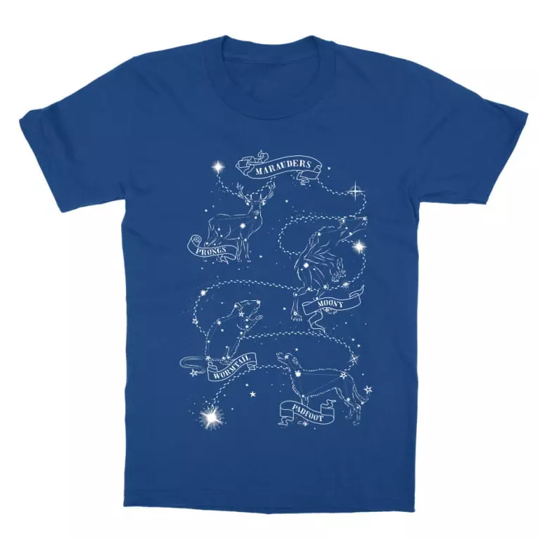 Harry Potter gyerek rövid ujjú póló - Marauders constellation