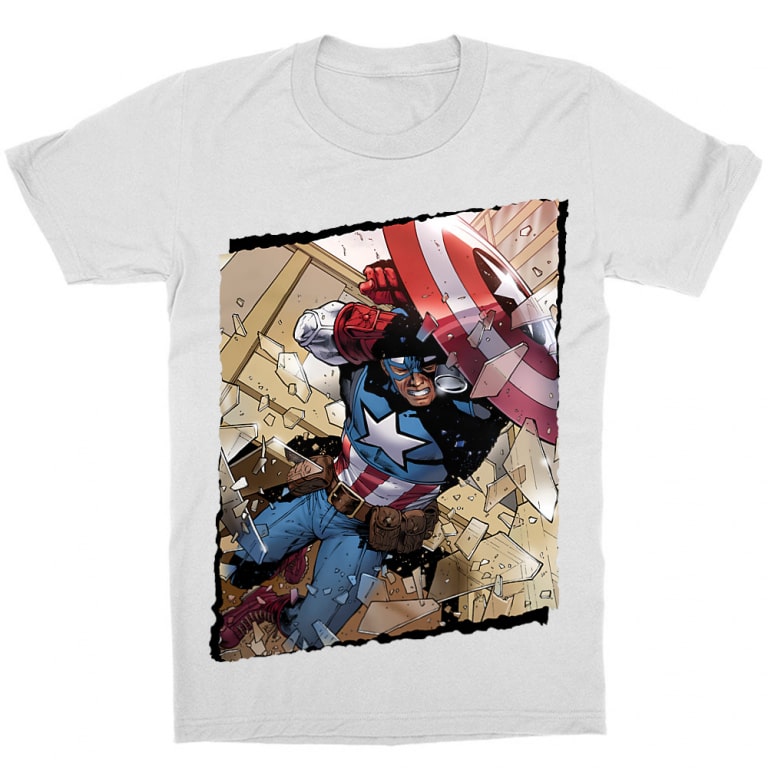 Marvel Amerika Kapitány gyerek rövid ujjú póló - Ugrás
