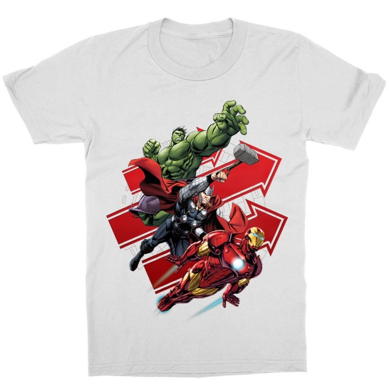 Bosszúállók gyerek rövid ujjú póló - Avengers Trio