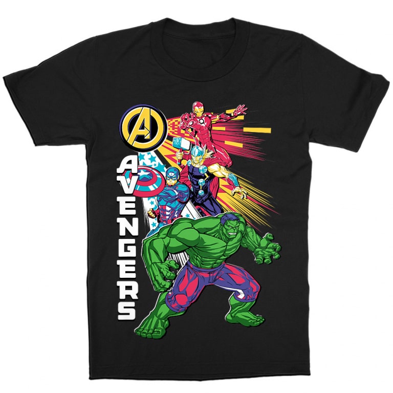 Bosszúállók - Avengers gyerek rövid ujjú póló - Avengers Group