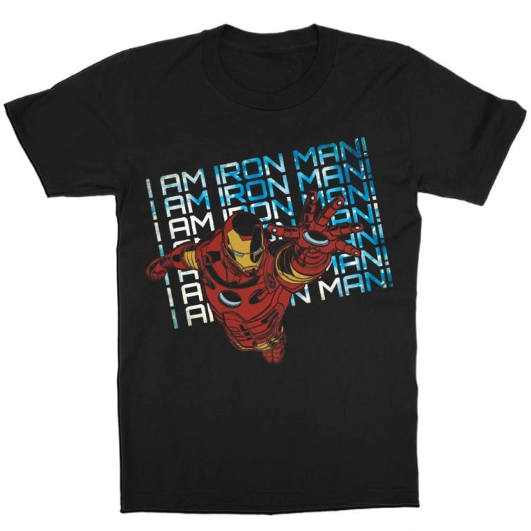 Bosszúállók Vasember gyerek rövid ujjú póló - I am Iron Man