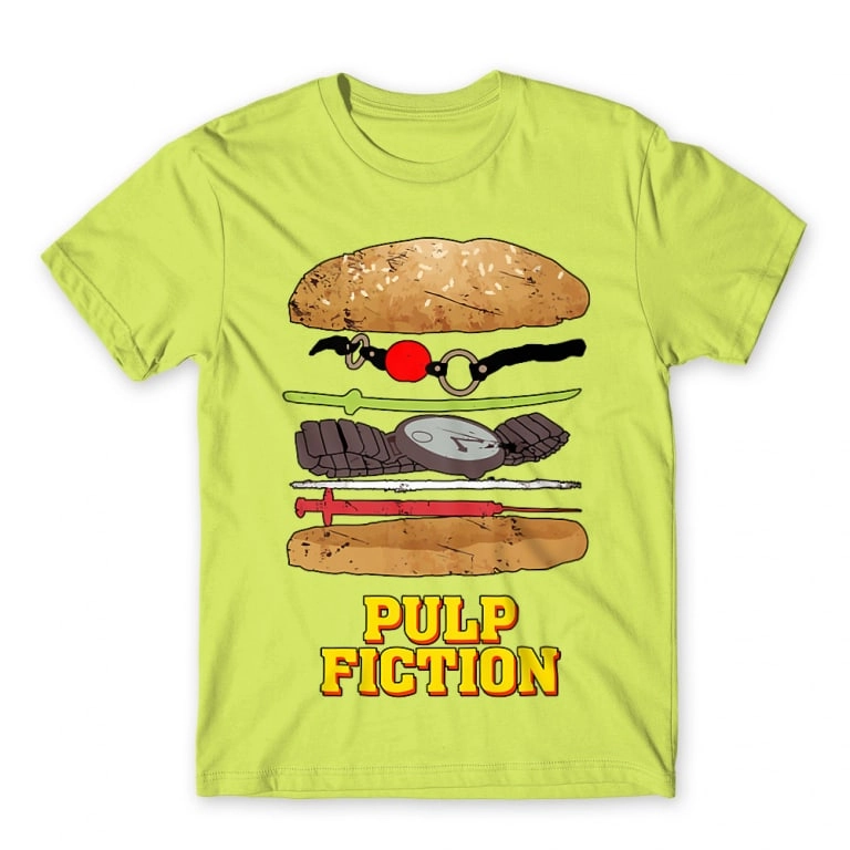 Ponyvaregény férfi rövid ujjú póló - Pulp Fiction burger