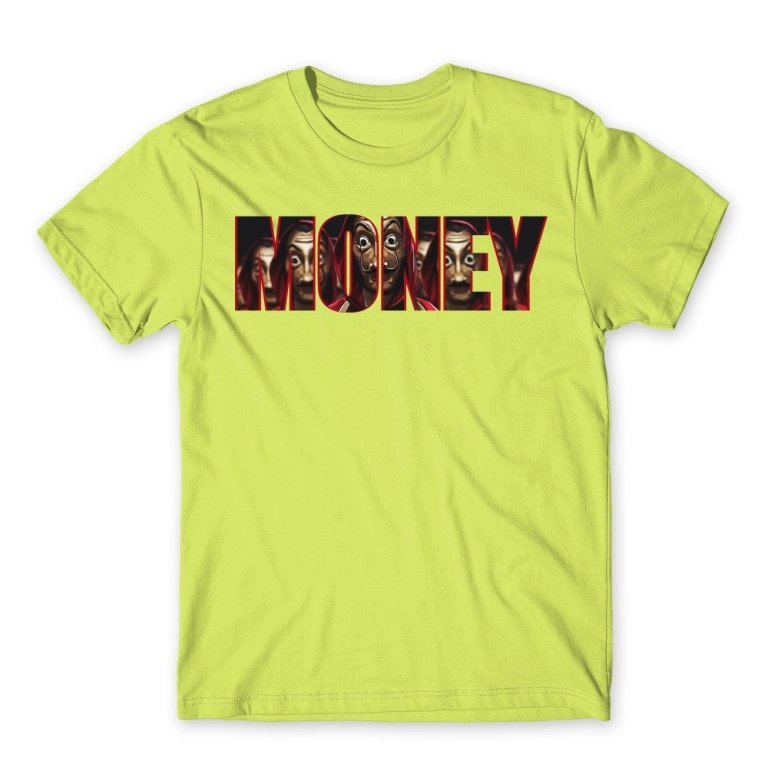 A nagy pénzrablás férfi rövid ujjú póló - Money 