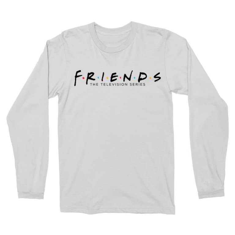 Jóbarátok férfi hosszú ujjú póló - Friends Logo