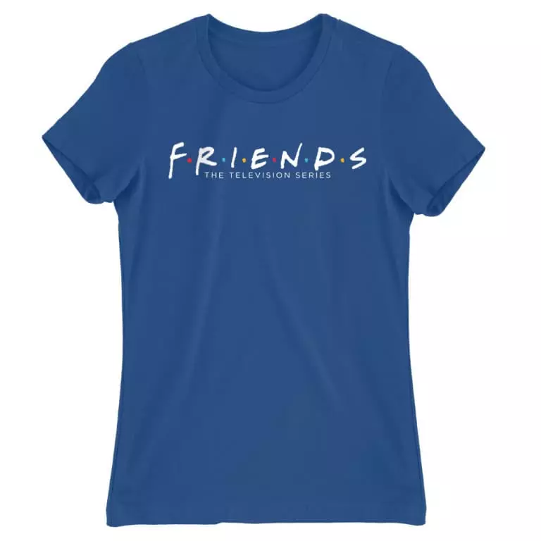 Jóbarátok női rövid ujjú póló - Friends Logo