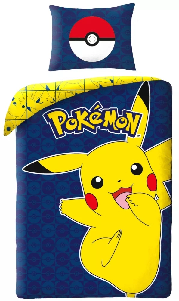 Pokémon ágyneműhuzat garnitúra - Pikachu