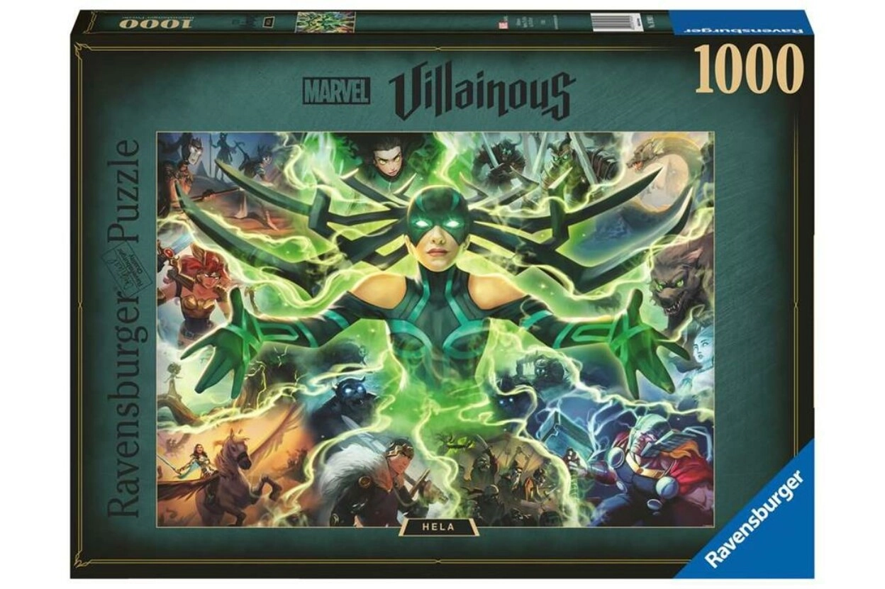 Marvel gonoszai Hela puzzle 1000 db-os kirakó - Ravensburger