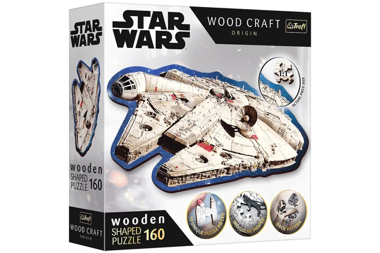 Star Wars fa puzzle 160 darabos - Millenium Falcon