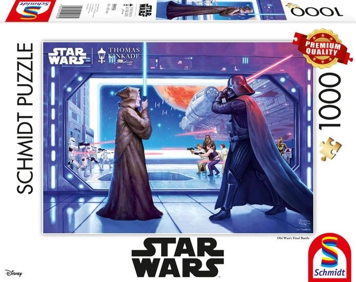 Star Wars puzzle 1000 darabos - Obi-Wan Kenobi utolsó csatája 