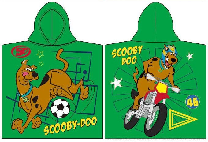 Scooby-Doo poncsó törölköző