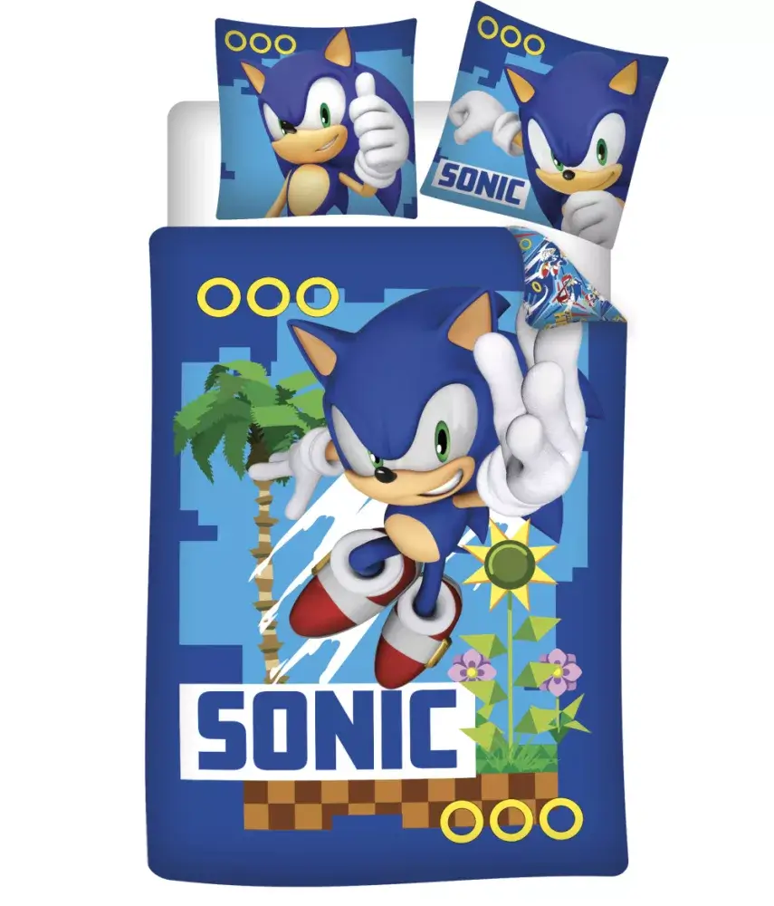 Sonic, a sündisznó ágyneműhuzat garnitúra - Coin Chase