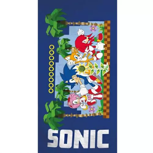 Sonic, a sündisznó törölköző, fürdőlepedő - Team