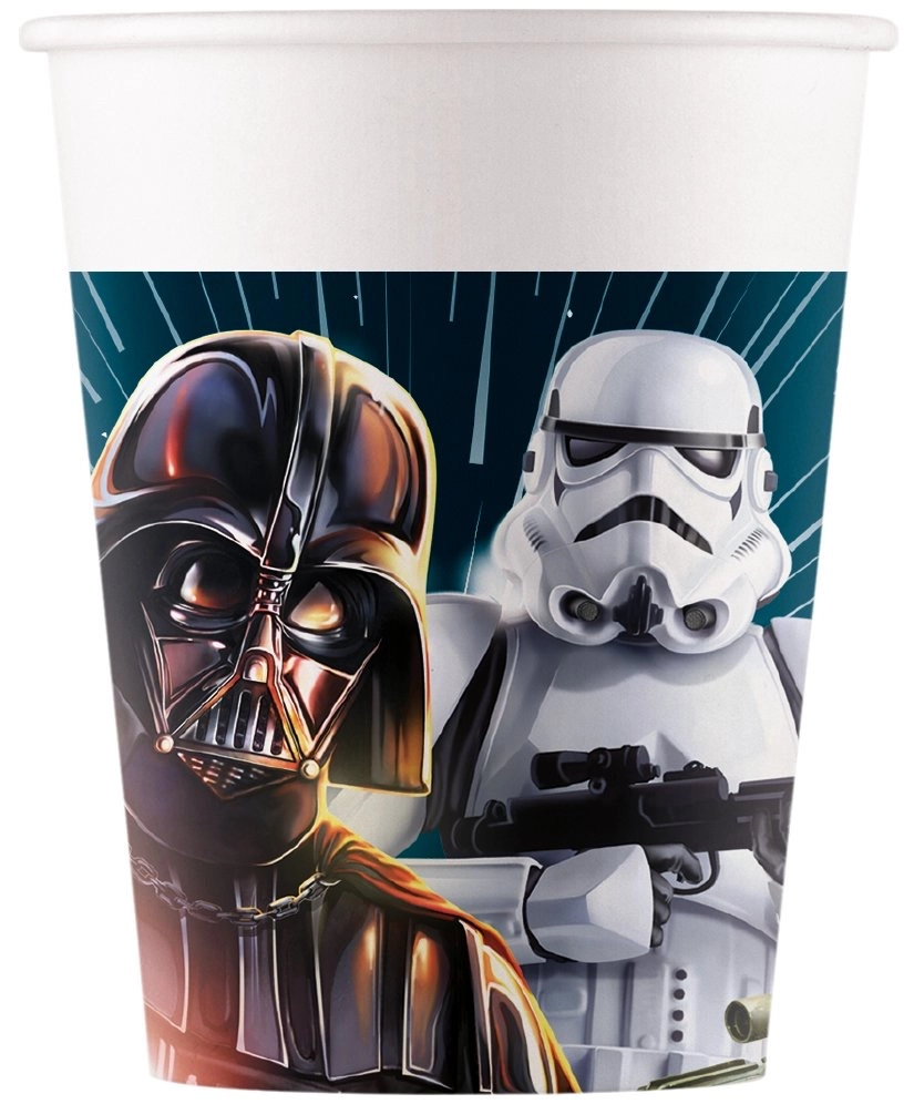 Star Wars papír pohár szett 8 db-os szett - Darth Vader és rohamosztagos