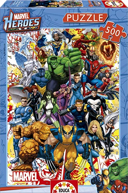 Marvel Hősök Puzzle - 500 darabos