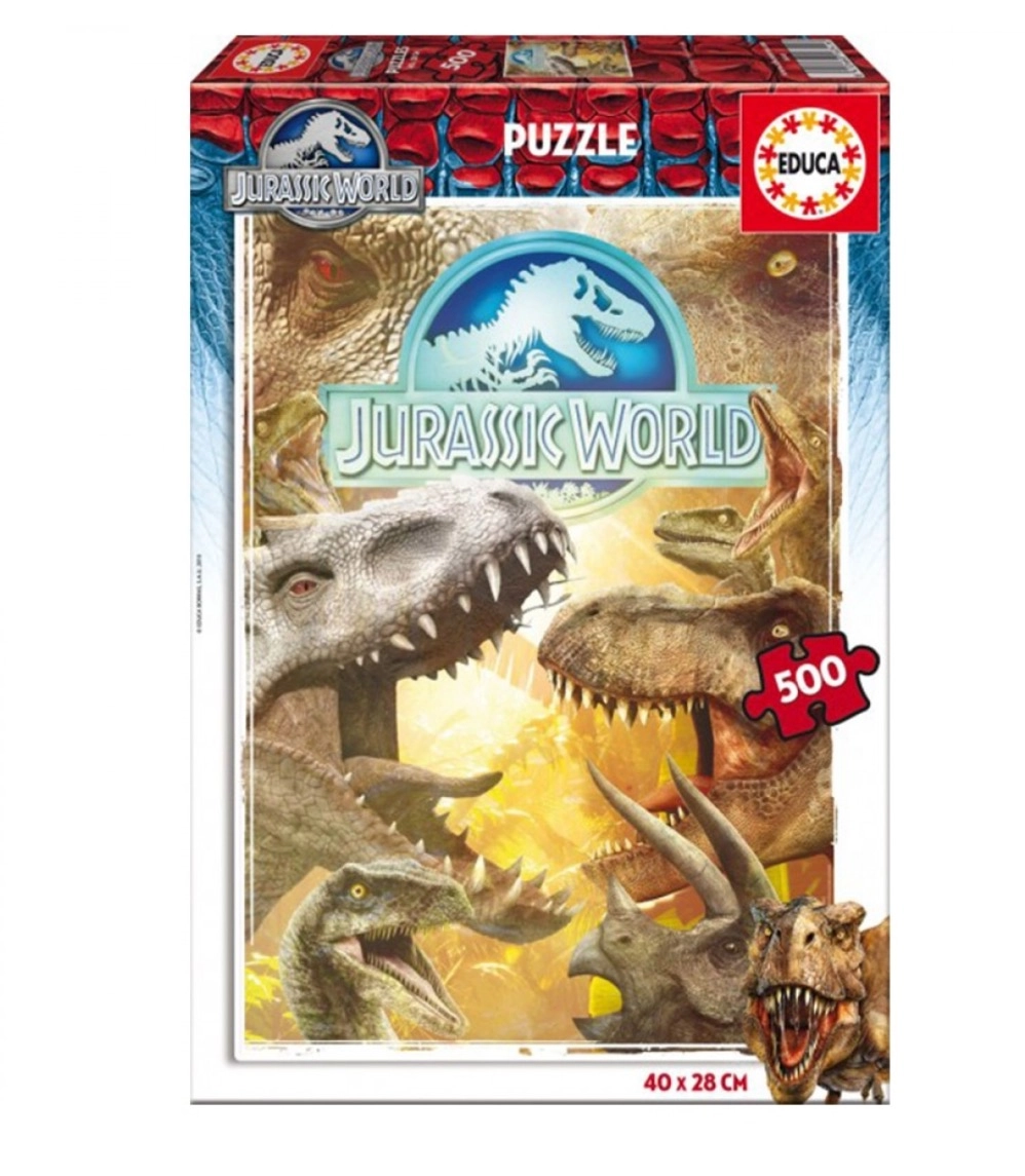 Jurassic World puzzle - 500 darabos